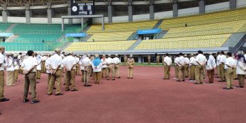 Berjumlah 974 Satgas Pamor, Wali Kota Lakukan Pembinaan Dengan Terbagi Sesi Dalam Hal Penjelasan Tupoksi