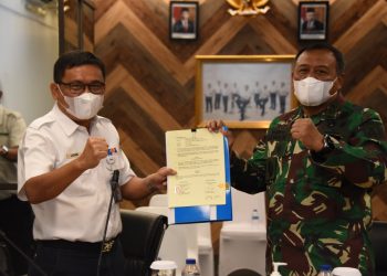 TNI AL dan PT KAI Sepakati PKS Bidang Perbantuan Personel