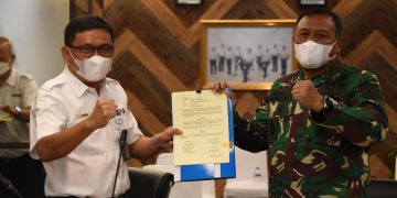 TNI AL dan PT KAI Sepakati PKS Bidang Perbantuan Personel