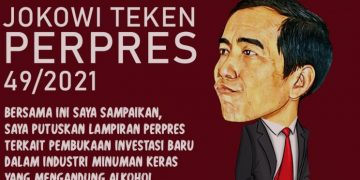 Jokowi Teken Perpes 49/2021, Industri Miras Tertutup untuk Investasi!