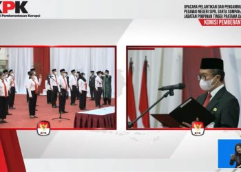 Lantik Pegawai KPK Jadi ASN, Firli Minta Pegawai KPK Berkomitmen Perangi Korupsi