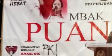 Polisi Amankan Seorang Pelaku Vandalisme Baliho Puan Maharani “Koruptor” dan “PKI”