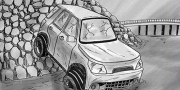 Mobil Pajero Terjun ke Sungai, Suami dan Tiga Orang Anak Meninggal di Tempat
