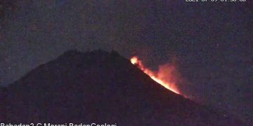 Gunung Merapi Luncurkan Awan Panas Guguran Hingga 1,1 km