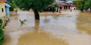 Hujan Intensitas Tinggi Picu Banjir Beberapa Wilayah Konawe Utara