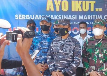 TNI AL Bersinergi l Semua Instansi Laksanakan Vaksinasi  Warga Sabang