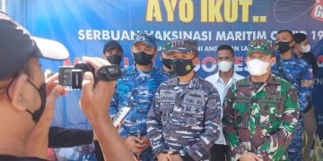 TNI AL Bersinergi l Semua Instansi Laksanakan Vaksinasi  Warga Sabang