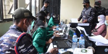 TNI AL Gandeng Mahasiswa Dalam Serbuan Vaksin