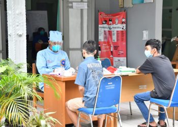 Balai Pengobatan TNI AL Banjarmasin Melayani Vaksinasi Usia Remaja