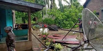 Angin Puting Beliung Terjang Wilayah Permukiman Warga Kabupaten Batu Bara