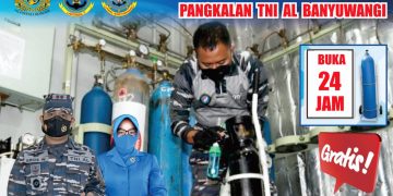Depo Isi Ulang Oksigen 24 jam GRATIS akan segera hadir di Mako Pangkalan TNI AL Banyuwangi