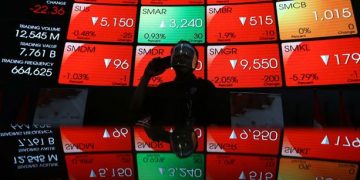 IHSG Melemah di Akhir Sesi Perdagangan