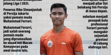 Muhammad Ferrari Pemain Muda Persija Jakarta Penerus Riko Simanjuntak