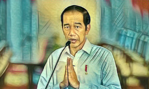 Vector Presiden Joko Widodo (Jokowi) / Illustrator : Adnal Silaban, SatukanIndonesia.com