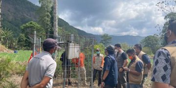 BNPB Cek Efektivitas Alat Peringatan Dini Longsor Berbasis Masyarakat di Bangli