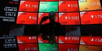 IHSG Melemah di Akhir Sesi Perdagangan Hari Ini
