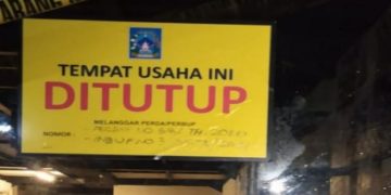 Ratusan Tempat Usaha Ditutup Karena Langgar Ketentuan PPKM Level 4