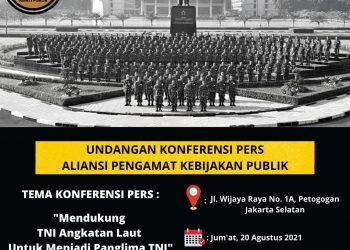 TNI AL Tidak Terkait Undangan Konferensi Pers “Mendukung TNI AL untuk Menjadi Panglima TNI”