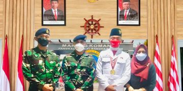 Komandan Pangkalan TNI AL Bangka Belitung Apresiasi Anak Prajurit Jadi Paskibraka Nasional