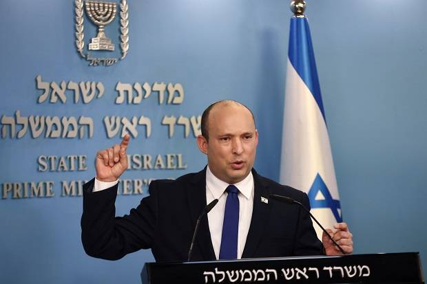 Perdana Menteri Israel Naftali Bennett. Foto/REUTERS/Ronen Zvulun