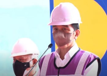 Presiden Jokowi Resmikan Bendungan Kuningan