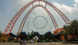 Pintu masuk Taman Impian Jaya Ancol di Jakarta. (Foto: Antara)