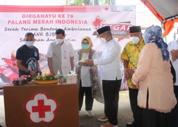 HUT PMI, WALI KOTA KATAKAN PERKEMBANGAN KEMAJUAN PMI KOTA BEKASI MELESAT DIPIMPIN MILENIAL.