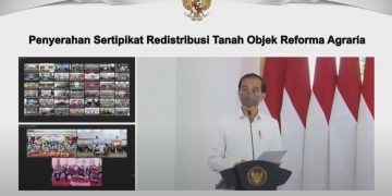 Presiden Serahkan 124.120 Sertifikat Redistribusi Tanah Objek Reforma Agraria
