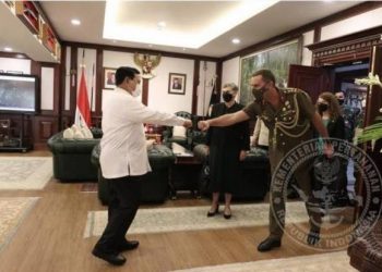 Menhan Prabowo Subianto Terima Kunjungan Dubes Australia