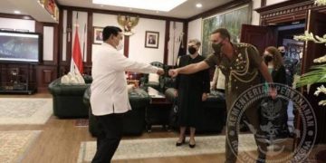 Menhan Prabowo Subianto Terima Kunjungan Dubes Australia