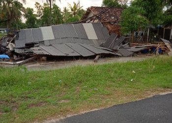 Angin Puting Beliung Terjang Pemukiman Warga di Lampung Timur