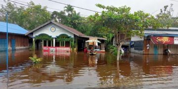 Banjir merendam 3.642 rumah di Kabupaten Gunung Mas, Kalimantan Tengah