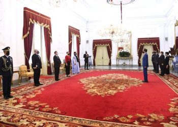 Presiden Jokowi Terima Surat Kepercayaan 4 Dubes Negara Sahabat