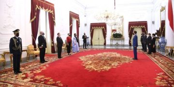 Presiden Jokowi Terima Surat Kepercayaan 4 Dubes Negara Sahabat