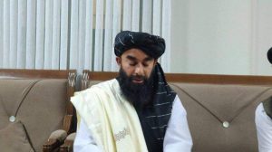Juru bicara Taliban Zabihullah Mujahid , Foto/Twitter @MSharif1990 Juru bicara Taliban Zabihullah Mujahid , Foto/Twitter @MSharif1990