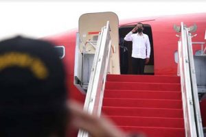 Presiden Jokowi pada bertolak menuju Provinsi Lampung untuk melakukan kunjungan kerja, dikutip dari rilis Biro Pers Sekretariat Presiden, Kamis (2/9/2021). Foto/Setpres Presiden Jokowi pada bertolak menuju Provinsi Lampung untuk melakukan kunjungan kerja, dikutip dari rilis Biro Pers Sekretariat Presiden, Kamis (2/9/2021). Foto/Setpres