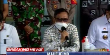 Menkopolhukam Mahfud MD, Foto: Tangkapan Layar Metro Tv)
