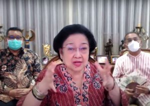 Ketua Umum DPP Partai Demokrasi Indonesia Perjuangan (PDIP) Megawati Soekarnoputri menyampaikan pentingnya keberadaan Badan Penanggulangan Bencana (Baguna) dan perlunya untuk selalu meningkatkan kemampuan anggotanya. (istimewa)