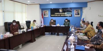 AUDIENSI WALI KOTA BEKASI DENGAN KETUA OMBUDSMAN RI BAHAS KERJASAMA PENGAWASAN PELAYANAN PUBLIK