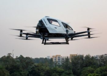 Taksi Terbang EHang Mengudara di Langit Indonesia