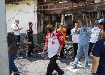 Menkumham Yasonna Laoly di Lapas Tangerang. (Arsip Istimewa)