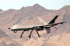 Drone Amerika Serikat MQ-9 Reaper. (Isaac Brekken/Getty Images/AFP)