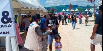 464.000 Masker Telah dibagikan saat Penyelanggaraan PON XX di Kota Jayapura