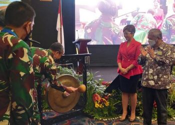 HUMAS KOTA BEKASI HADIRI SARASEHAN TNI AD DENGAN MEDIA MASSA