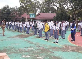 Satgas Prokes PON XX Dukung Pembelajaran Tatap Muka Aman Covid di Mimika