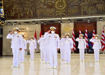 Peringati Hari Kesaktian Pancasila, Kasal Ikuti Upacara Secara Virtual