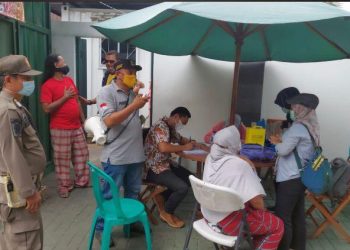 Satgas Pamor Sukseskan Vaksinasi Keliling