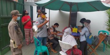 Satgas Pamor Sukseskan Vaksinasi Keliling