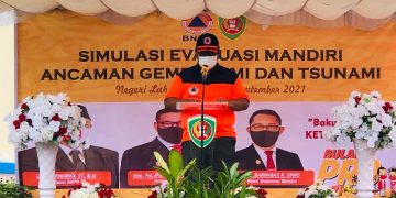 BNPB Gelar Simulasi Gempa dan Tsunami di Ambon