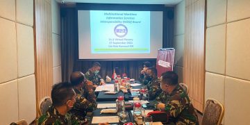 TNI AL Ikuti The Semi-Annual Multinational Maritime Information Services Interoperability Board